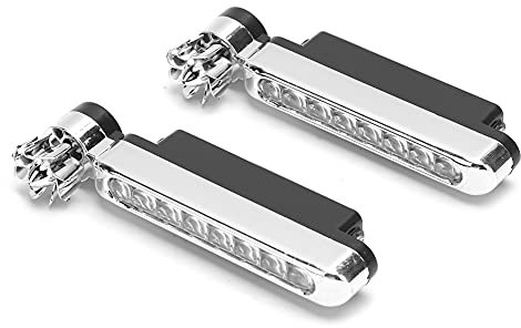 2 Uds 8LED Lámpara Auxiliar De Coche, Luz De Circulación Diurna De Energía Eólica Universal Accesorio De Luz Auxiliar LED Para Actualización De Coche