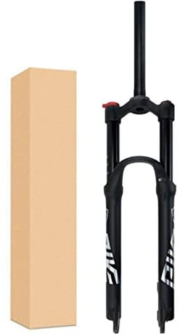 ZECHAO 140mm Travel Air Supension Front Fork,27.5/29inch Mountain Bike Suspension Forks 1-1/8 Lightweight Alloy 9*100mm Quick Release Fork Accessories ( Color : Straight Manual Lock , Size : 27.5inch