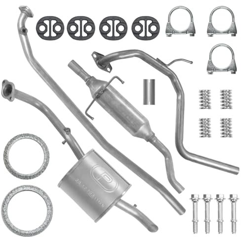Polmo Schalldämpferset Auspuffanlage Auspuff für Yaris 2 II XP9 2005-12/2012 1.0