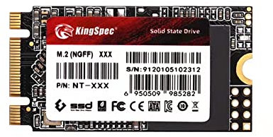KingSpec M.2 SATA SSD 512 Go 2242 SATA III 6 Gbps M.2 SSD Interne NGFF Ultra Fin pour Ordinateur de Bureau et Ordinateur Portable