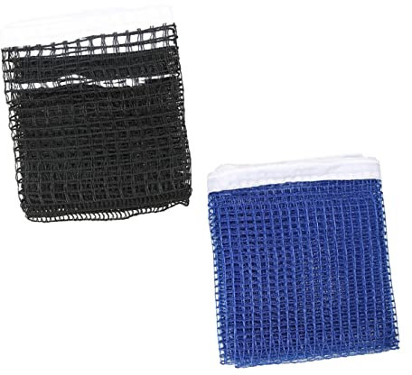 YARNOW 2St Outdoor-Tischtennisnetz Indoor-Tischtennisnetz Ersatznetz für Tischtennis Innentisch Anzug Pong-Netz Tischtennisnetz aus Nylon ersetzen einstellen Kleidungsset