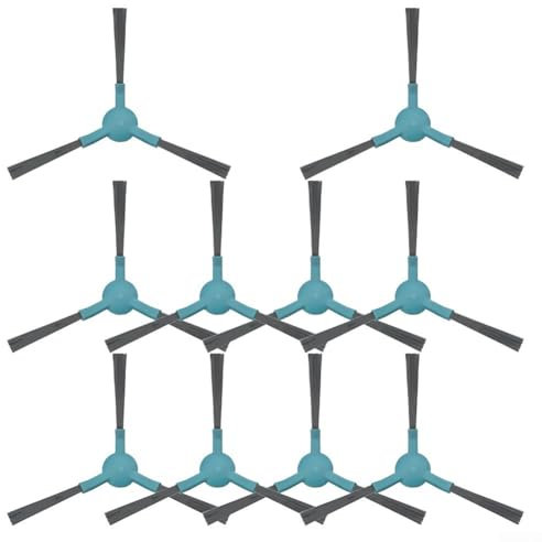 FUBESK Kit de cepillos laterales de larga duración compatible con Conga 2499 Ultra Home Advanced perfecto para mascotas y niños (paquete de 10)