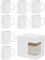 Partycolarità - 8 Tazze 325ml in Polimero Bianco per Sublimazione con Scatole omaggio - Scatola con finestra - 100 x 80