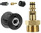 Xiciki High Pressure Washer Quick Connect Adapter, Hose Pipe Fittings for Karcher K2 K3 K4 K5 K6 K7 Series, Brass M22 14mm Pressure Washer Hose Fittings