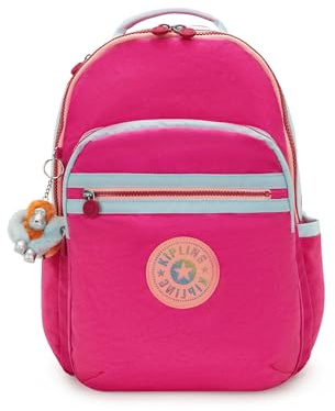 Kipling Seoul Laptop-Rucksack für Damen, 38,1 cm (15 Zoll), strapazierfähig, geräumig, mit gepolsterten Schultergurten, integrierter Schutzhülle