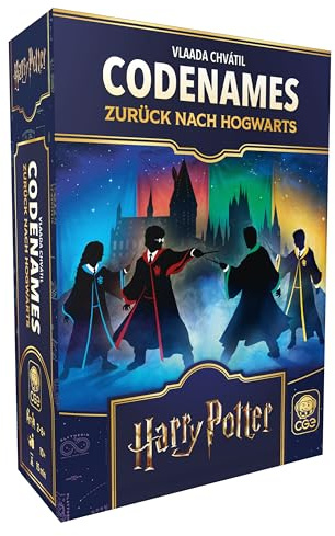 Czech Games Edition Codenames Zurück nach Hogwarts I Kommunikationsspiel | Offizielles Harry Potter Spiel I Magisches Wort- & Bildspiel für 4-8+ Spieler ab 10 Jahren I Gesellschaftsspiel Deutsch