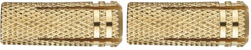 INDEX Fixing Systems TALAM06 - Bouchon en Laiton pour Fixations lumineuses en Matériaux solides (M6 x 23 Ø8, 200 uds.) (Lot de 2)