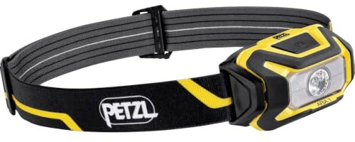 PETZL ARIA 1 Stirnlampe - Schwarz/Gelb (450 lm) [New Gen]