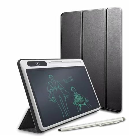 MENDUNER LCD-Schreibtafel-Tablet mit Druckerkennung, Automatischem Sperrbildschirm, LCD-Handschrifttablett für Notizen, Kritzeleien und Bildung (Black)