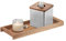 iDesign Bandeja Decorativa para Colocar sobre la Cisterna, compacta Bandeja de bambú Natural, Resistentes Accesorios de baño y Cocina, Color Natural