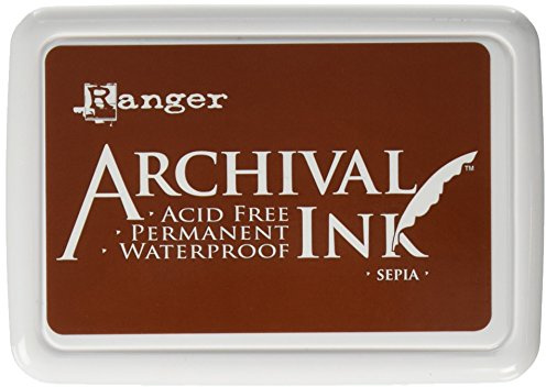 Ranger Sepia Archival Ink Pad, Brown