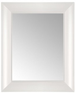 Kartell 8300/E5 Francois Ghost Mirror by Phillippe Stack, Pack of 1, Matte White
