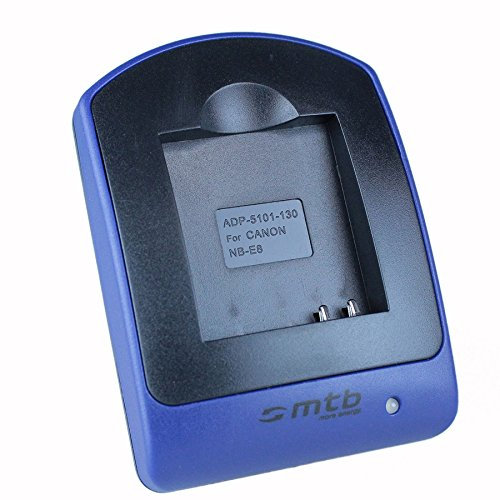 Caricabatteria USB (senza cavo/adattatori) per Canon NB-8L / PowerShot A2200, A3200 IS, A3300 IS, A3350 IS...