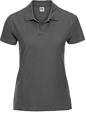 Russell Europe Women's Ultimate Classic Cotton Polo Shirt S Titanium Grey