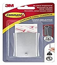 Command Clavo Metálico para Colgar Cuadros (alambre), Extra Grande - 1 Gancho y 4 Tiras Adhesivas - Colgar Sin Agujeros y Sin Taladrar - Soporta Hasta 3,6 kg