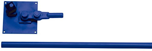 AUSONIA - 47244 CINTREUSE FER PLAQUE COUDEUSE À ÉTRIER AVEC MANCHE TUBULAIRE EXTRACTIBLE DE 100 CM, TREMPÉE DANS LES ZONES QUI S’USENT LE PLUS, ÉCROU TOURNANT DE BUTÉE DIAMÈTRE MAXIMUM 24 MM