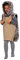 Festartikel Müller Kinderkostüm Igel-Overall ärmellos mit Mütze in der Größe 104, 118.706.04, Grau/Beige