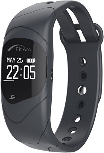 FitArc Reflex Activity Tracker with Water Sensor - Grey/White Strap