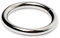 HEAVYTOOL Rundringe 60mm x 6mm geschweißt Stahl vernickelt (10 Stück) O Ring Stahlring O Ringe Metallring Rundring