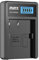 ayex Chargeur USB pour Batterie Nikon Type EN-EL3e - Chargement Via Prise d'alimentation USB, Ordinateur Portable, Batterie Externe ou PC - Écran LCD avec indicateur de Charge