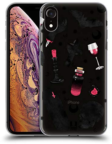 Head Case Designs Vampire Spooky Night Soft Gel Case Compatible With Apple iPhone XR