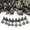 Xinlie Ziernieten Spitz DIY Handwerk Punk Nieten Killernieten Spikes Killer Nieten Punk Nieten Schraubnieten Für Dekoration Auf Ihren DIY Taschen Leder Armbänder Kleidung Schuhe Etc7×9.5mm(100 Stück)