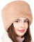 Futrzane Modern Kosakenmütze - Fellmütze Damen - Winter Russische Mütze Pelz (S, Beige Modern)