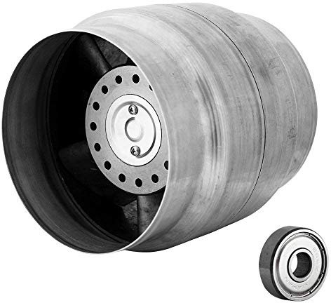 Kanalventilator Rohrventilator Kanallüfter Axiale Entlüftung mit einer Luftförderleistung von bis zu 150 m3/h. Kompatibel mit Lüftungsrohren mit Durchmesser 100mm Hergestellt im EU (120/100 bis 60°C)
