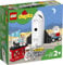 LEGO 10944 DUPLO Town Space Shuttle Mission Rocket Toy, Set Preschool Toddlers Age 2-4 Years Old With Astronaut Figures