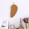 RAILONCH 2 Stück Makramee Wandbehang Boho Deko, Blatt Wandteppich Gewebte Tapisserie, Tapestry Wandteppiche für Schlafzimmer Wohnzimmer Dekoration (Braun)