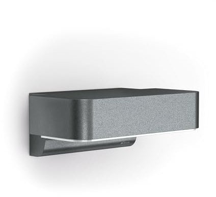 Steinel LED Außenleuchte L 800 C Connect, smarte Wandleuchte, dimmbar, bedienbar per App, 7.5 W, 3000K, Anthrazit