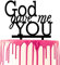 CARISPIBET Kuchendekoration God gave me You, Acryl