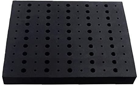 Router Bit Storage Tray 110 Holes Foam Milling Bit Holder Organizer 325mmx275mmx35mm,Storage Box