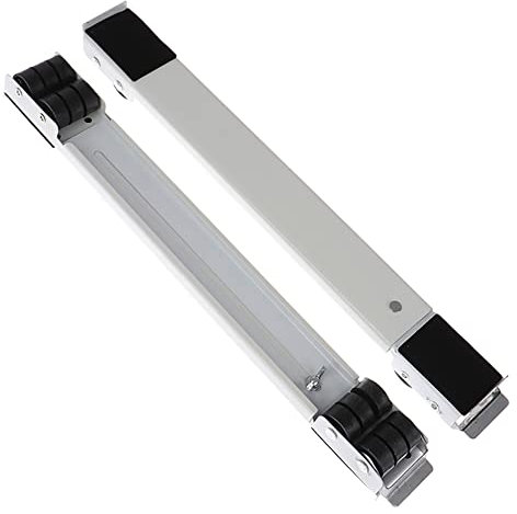 Waschmaschine Sockel,Mobiler Multifunktionale Verstellbarer Basis,Transporthilfe mit Rollen,Untergestell Transportroller Zubehör,für Waschmaschinen Kühlschrank Kühltruhen Trockner,2er-set,bis 300 kg