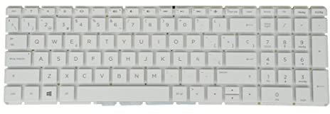 AZUBAYCOM SP - Teclado para ordenador portátil HP Pavilion 15-cc 15-cc100 15-cc500 15t-cc000 15t-cc100 15t-cc500 L02368-071 Blanco