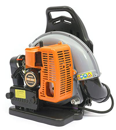65CC Petrol Backpack Leaf Blower 3.6HP Leaf Blower Backpack Leaf Blower Garden Blower 2-Stroke Sweeper Tool 6800r Mini Backpack Type Electronic Ignition