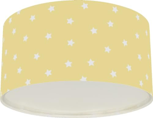 Dalber Star Light Sterne Gelb, Deckenlampe Kinderzimmer, 82216A, E27