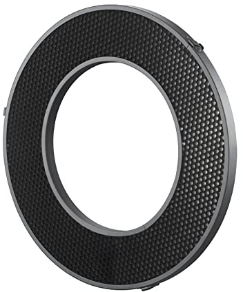 Godox R200-RHC40 40 ° schwarz Wabengitter aus Metall langlebig und robust für Godox R200 Ringblitzreflektor Kamerablitzzubehör