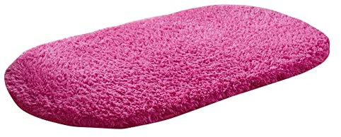 Jingyun Tapis de Salle de Bain, Tapis de Bain, Tapis de Bain épais et Doux et Durable pour Salle de Bain, Tapis Absorbant l'eau pour Baignoire, Tapis, Fuchsia