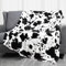 UOOYAA Kuscheldecke Flauschige Personalisierte Geschenke Kuh Decke, Super Weiche Flanelldecke Wohndecke Schlafdecke Kühe Muster Sofadecke Couchdecke Wohndecke Geschenk für Erwachsene Kinder