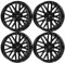 4x MB Design Felgen KV4 8.5Jx19 ET42 5x120 Glanzschwarz kompatibel mit VW Amarok T5 T6.1 T6