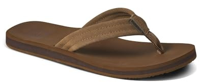 REEF Groundswell Herren Flip Flop Sandal Soft Footbed Tan, 11
