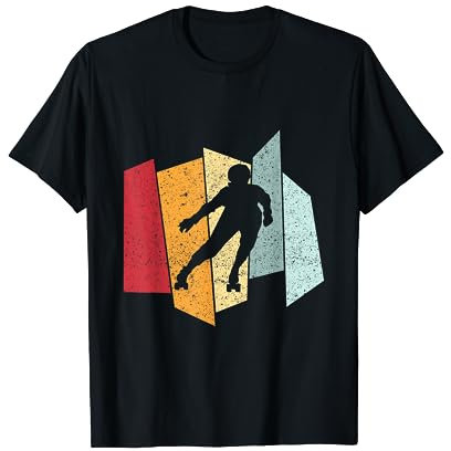 Rollschuhe Derby Rollschuhe Disco Schlittschuhlaufen Party Derby Skatin T-Shirt