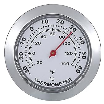 Thermometer And Hygrometer Indoor Stainless Steel Thermo-Hygrometer Thermometer Hygrometer Sauna Room Analog Hygrometer Thermometer For Cigars Humidors