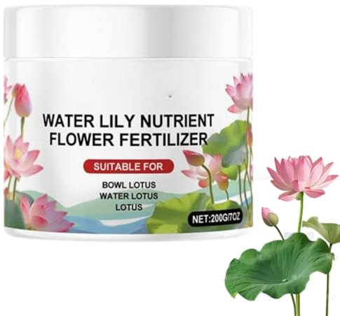 200g Water Lily Fertilizer, Lotus Nutrients for Bowl Lotus,Aquarium Plant Fertilizer, Nutrients for Bowl Lotus Flower Growing, Slow Release Fertilizer for Flower, Plant Growth Solution, Flower Food