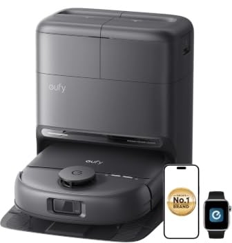 eufy C28 Omni, Robot Vacuum Cleaner with Mop,HydroJet Self Clean Roller Mop | 15000Pa Suction, All-in-One Station, Tangle-Free for Pet Hair, AI Obstacle Avoidance, LiDAR Navigation,Local Repair