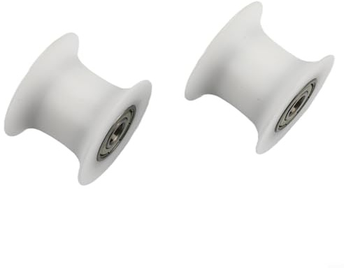 Yuanpgky Rudermaschinen-Lager-Riemenscheibe für Bauchgeräte, 608ZZ Metall- und Kunststoff-Riemenscheiben mit 8 mm Innendurchmesser, 41 mm Außendurchmesser, 31,7 mm (2 Stück)
