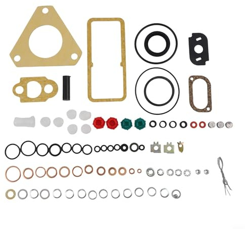 7135-110 Diesel Injection Pump Seal and Gasket Repair Kit for CAV 3-4 Cylinder Rotary Pumps Compatible with for Ford, for Massey for Ferguson, Allis Chalmers, Case Models