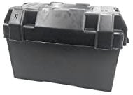 Caravan Yellow 110amp Leisure Battery Holding Box Large