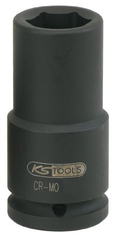 KS Tools 515.1423 - Douille longue à chocs 6 pans 3/4 - 23mm - En Chrome Molybdène - Uniquement pour utilisation à chocs